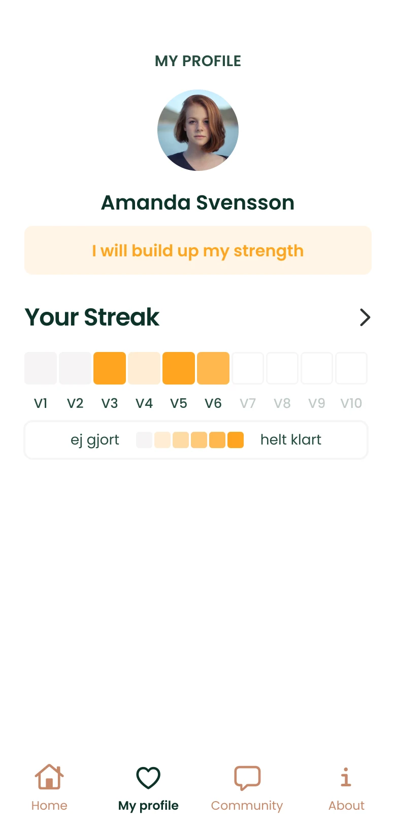 MyHapp recipe screen with ingredients for chicken dumplings